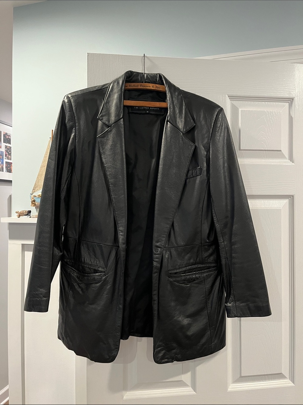 Wilsons Leather Women’s Black Leather Blazer Jacket